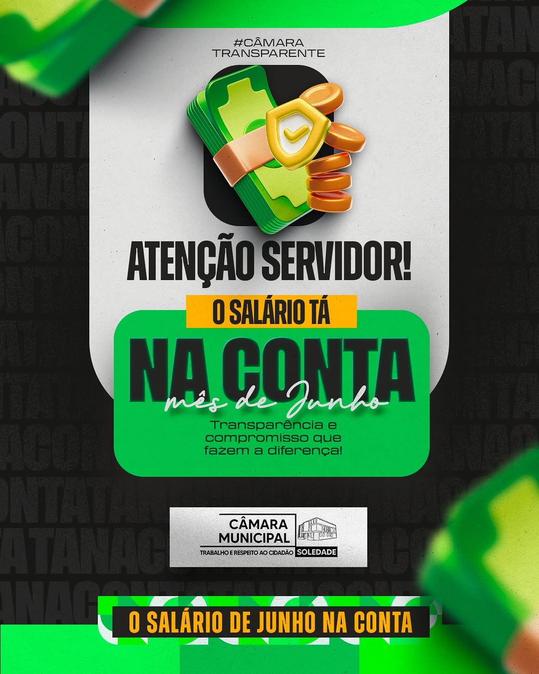 💰 Salário de junho na conta!