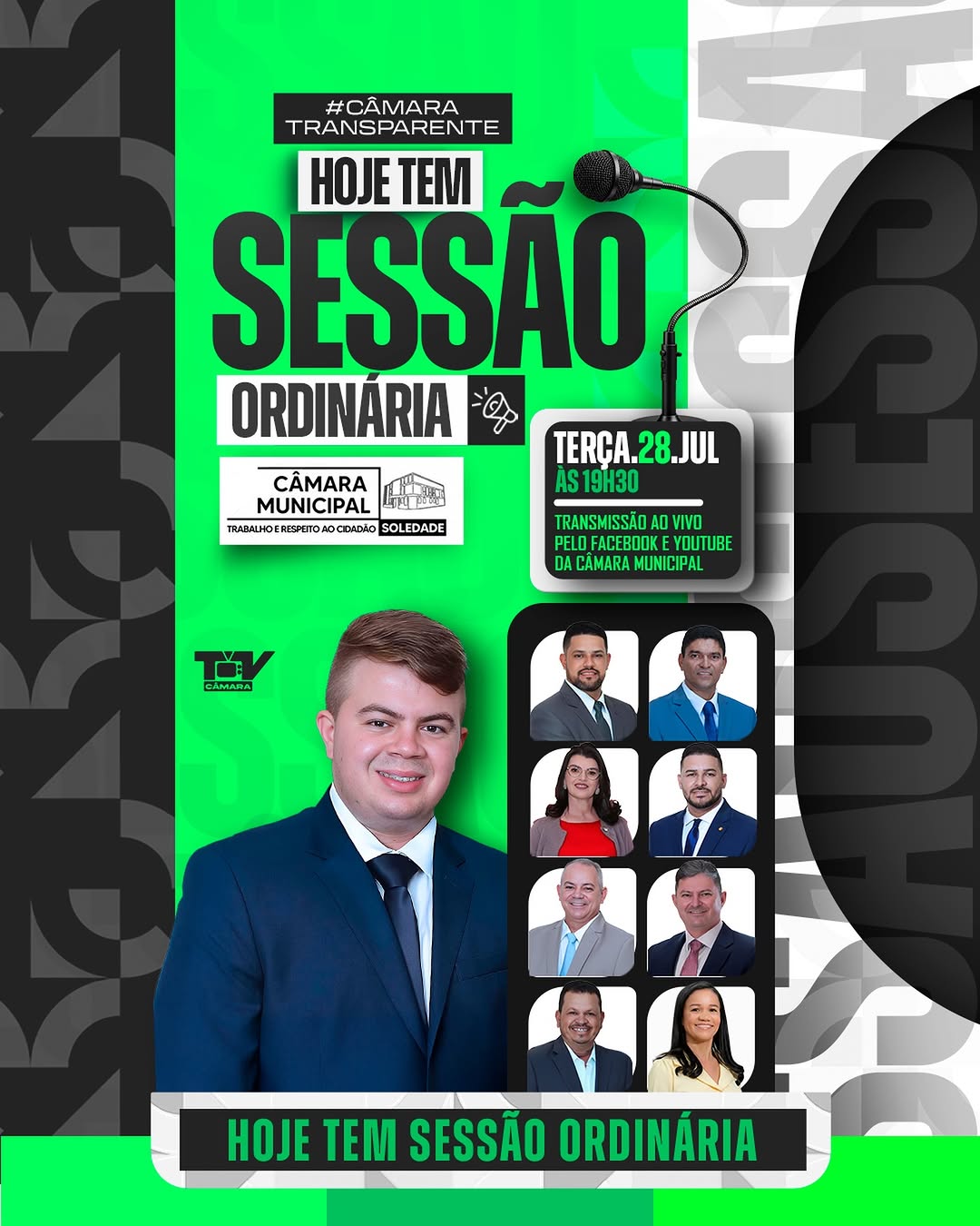 HOJE TEM SESSÃO! 🎥